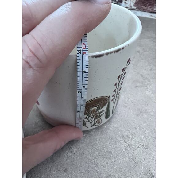 Hand Painted Mushroom Plate & Matching Mug Hobo Hippie Cottage Core Fairy Decor - Picture 10 of 10